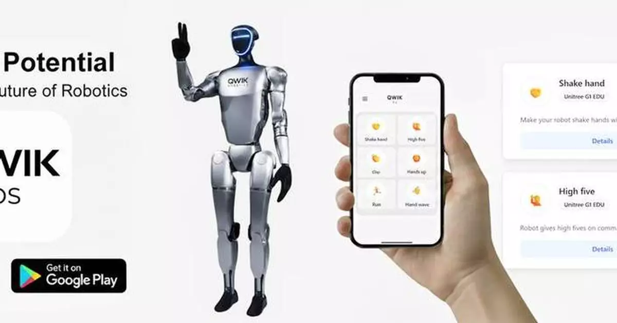 QwikOS Debuts World's First Universal Humanoid Operating System and App Store