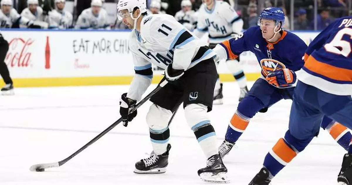 Dylan Guenther has 1st career hat trick to send Mammoth to 7-2 victory over Isles