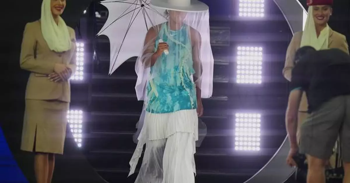 Naomi Osaka makes grand entrance with fashion statement at Australian Open