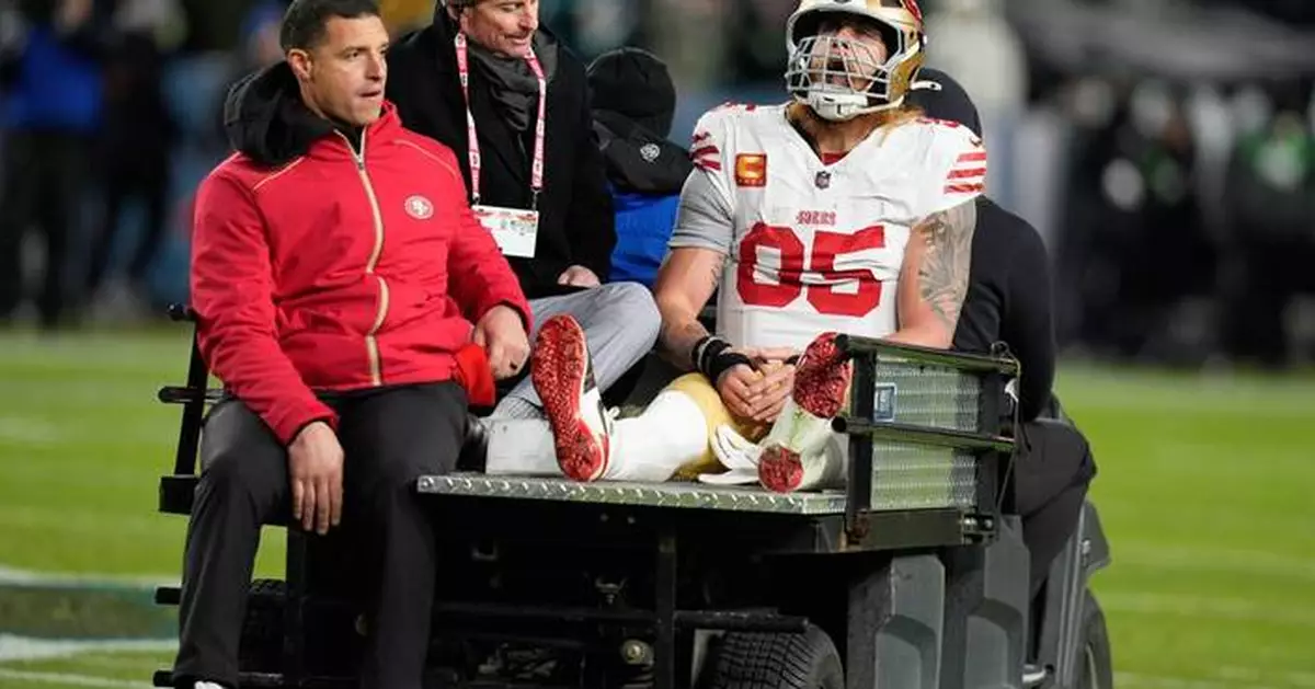 George Kittle's Achilles tendon injury deemed 'best-case scenario' by doctors