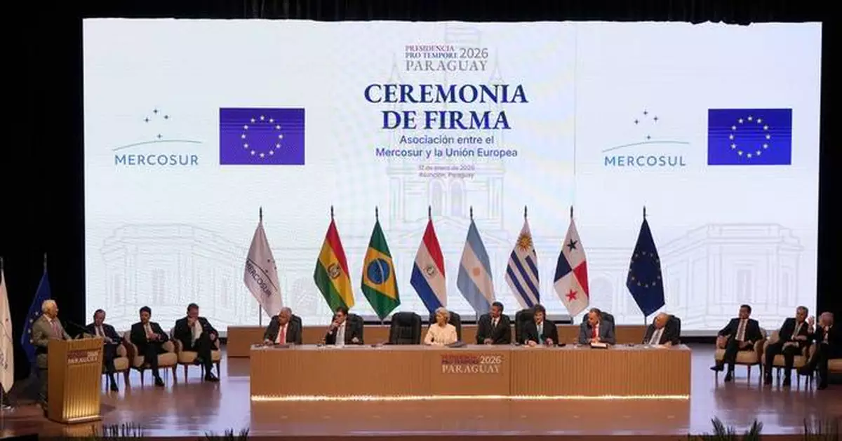 European Union and Mercosur bloc of South American nations sign landmark free trade agreement