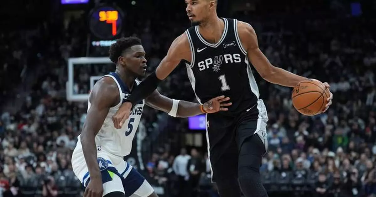 Edwards, Wembanyama enjoy another showdown between two of the West's best as Spurs top Timberwolves