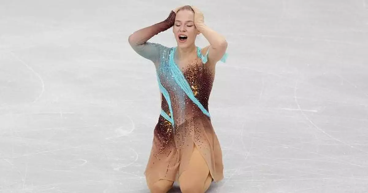 Petrokina stuns by retaining European figure skating title after Achilles tendon surgery