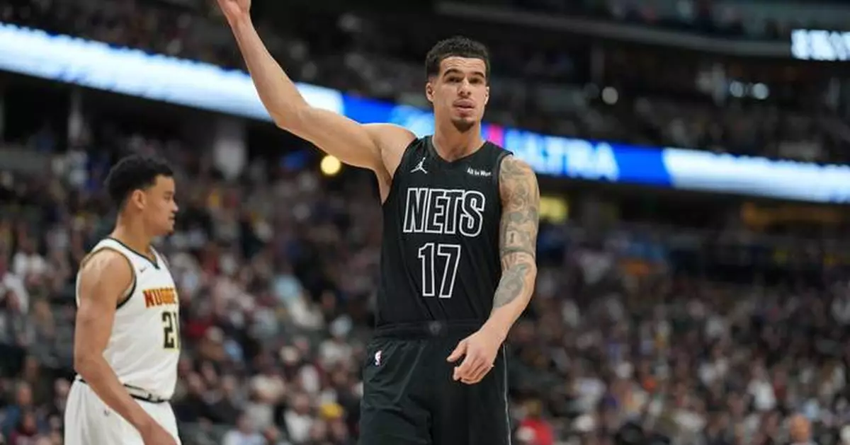 Murray scores 27, Nuggets beat Nets 107-103 in Porter's return to Denver