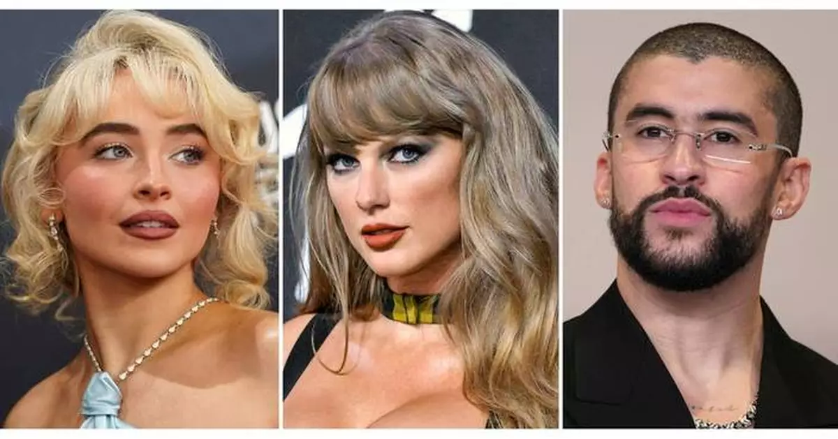 Taylor Swift leads the 2026 iHeartRadio Music Award nominations, followed by Bad Bunny and more