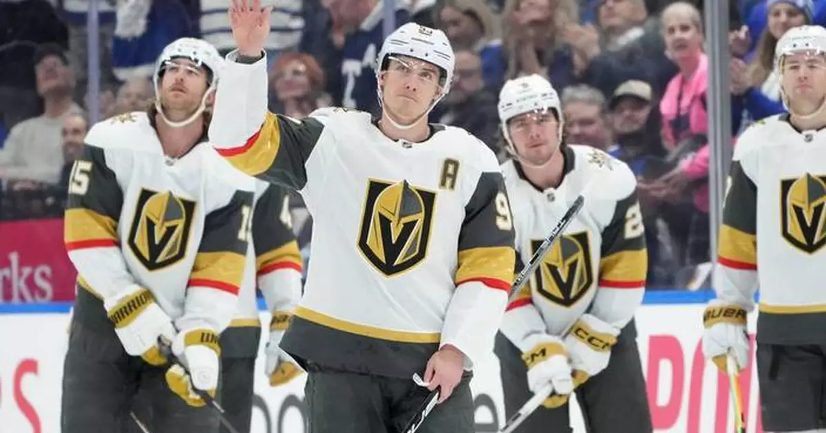 Mitch Marner gets chilly and loud reception in his Toronto return with Golden Knights