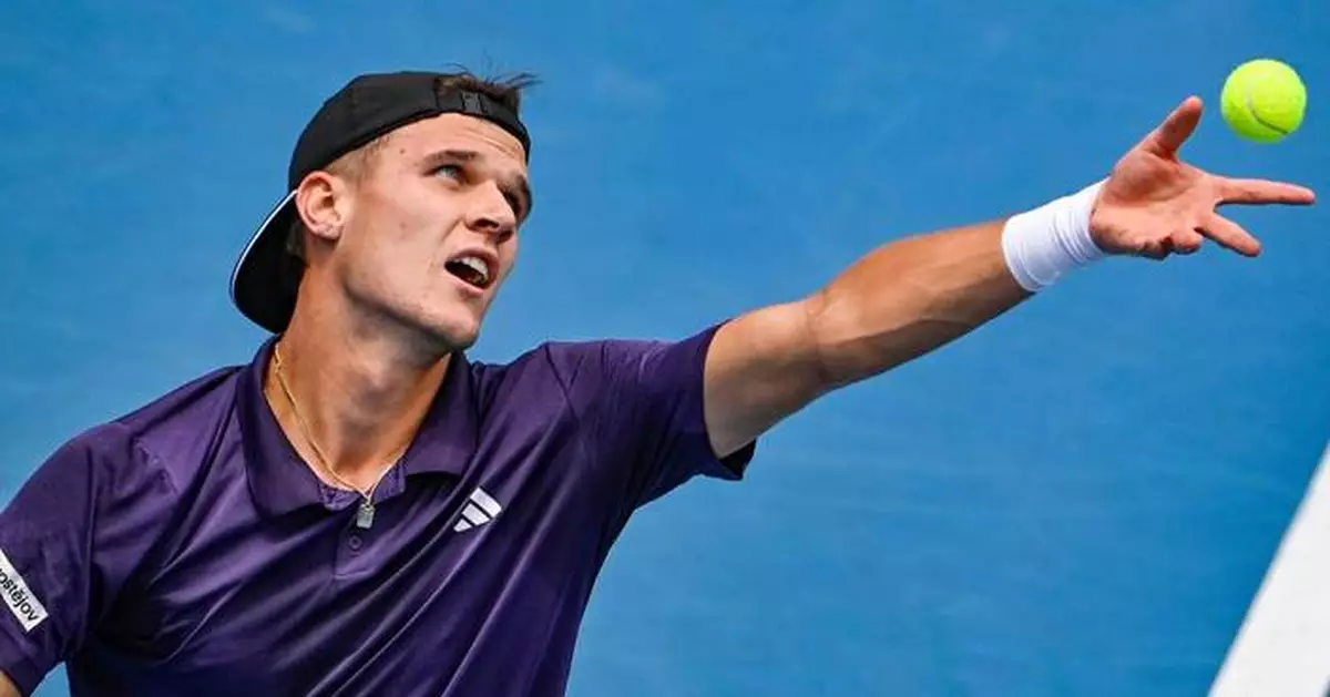 Jakub Mensik heads to the Australian Open after winning the singles title in Auckland