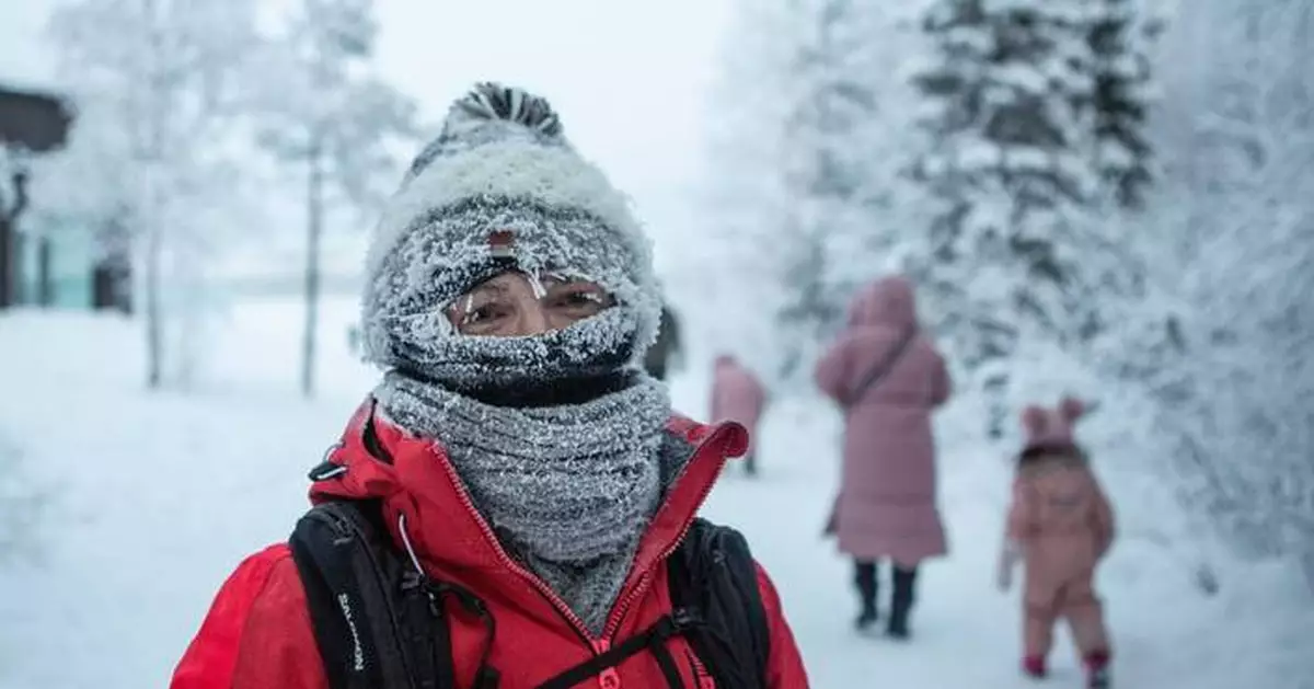 Thousands of tourists stranded in northern Finland as deep freeze halts flights