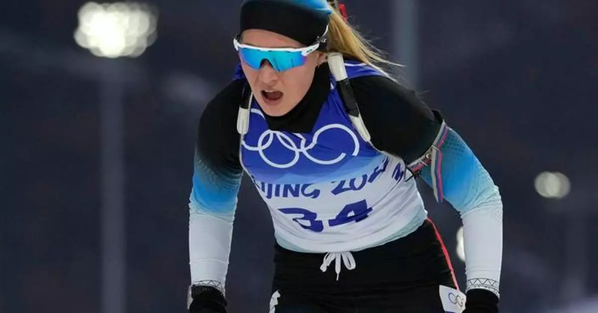 Greenland biathlete pursues Olympic dream while anxious about 'terrifying' threats to her homeland