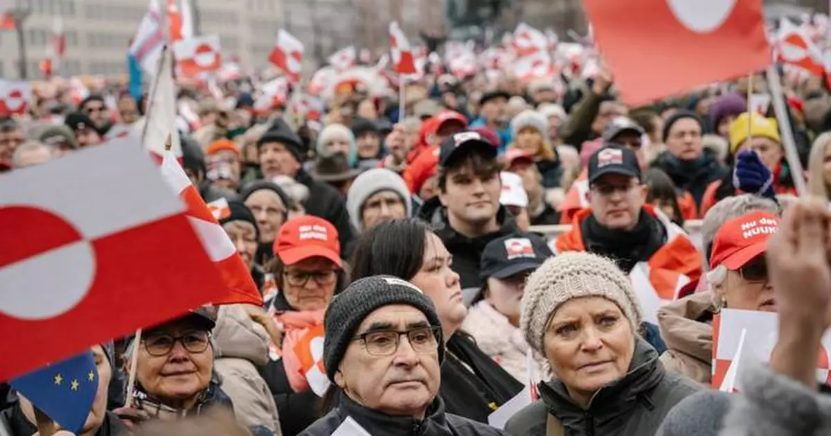 Pro-Greenland protesters mock Trump's MAGA slogan with 'Make America Go Away' caps