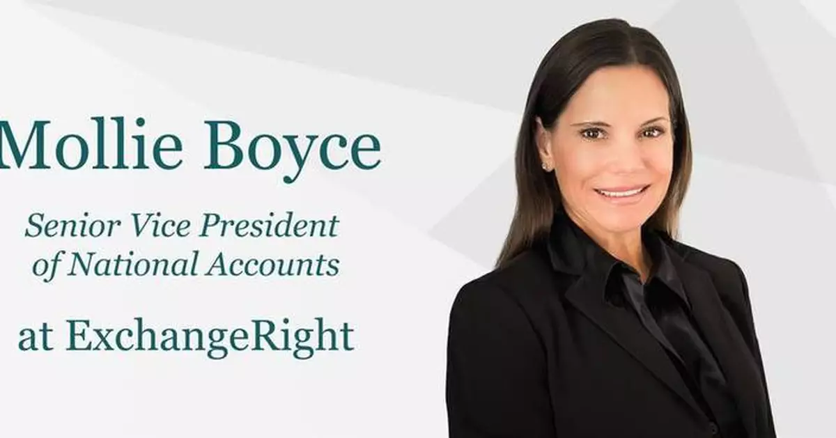 ExchangeRight Adds Mollie Boyce as Senior Vice President of National Accounts