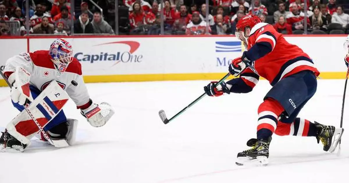 Capitals rally with 2 in the third, then beat Montreal 3-2 on McMichael's goal in OT