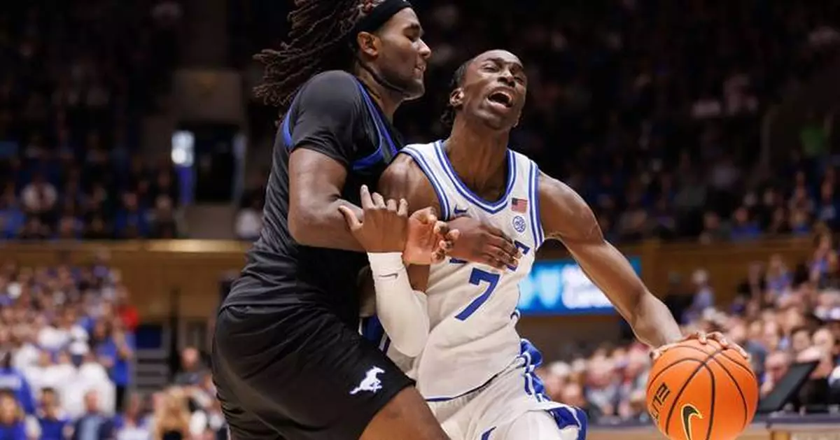 Isaiah Evans scores 21, has key late 3 to help No. 6 Duke beat No. 24 SMU 82-75
