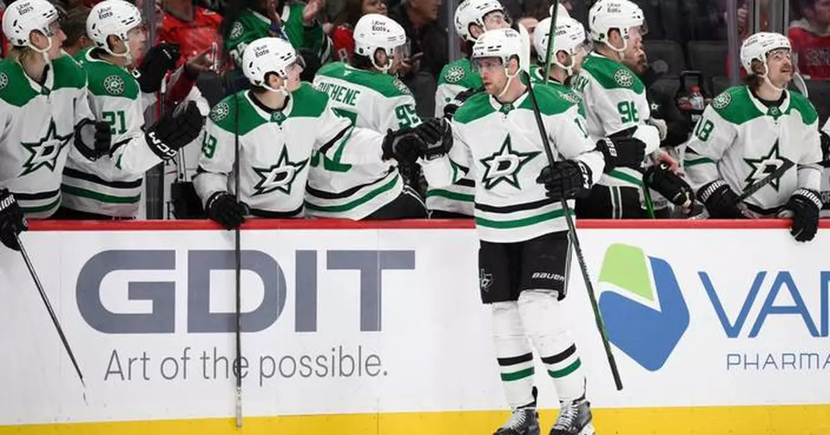 Stars beat the Capitals 4-1 to end their losing streak at 6 games