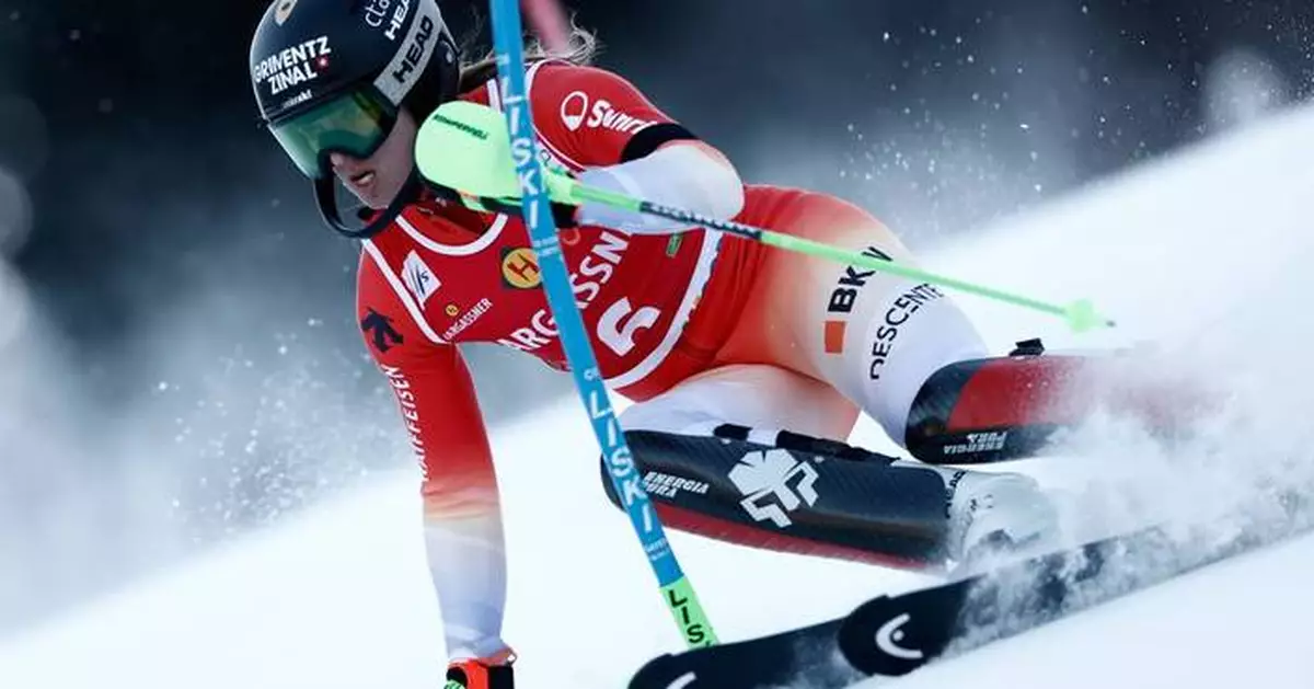 Swiss skier Rast ends Shiffrin's six-race winning streak in World Cup slaloms with Olympics looming