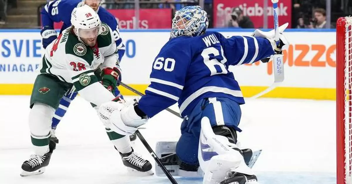 Foligno has first NHL hat trick to double season goals total, Wild beat Maple Leafs 6-3