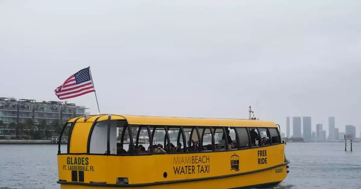 New water taxi service launches between Miami and Miami Beach