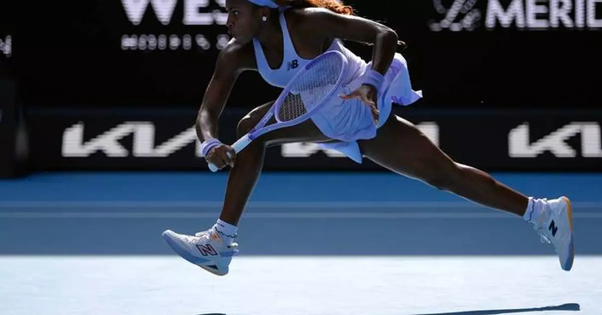 At 21, Coco Gauff has enjoyed hanging out with emerging teens at Australian Open
