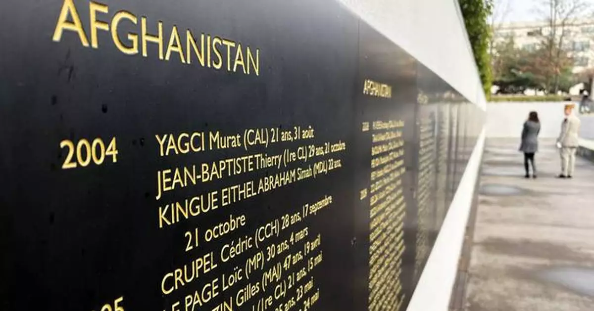 France honors fallen soldiers in Afghanistan after Trump's false claim about NATO troops
