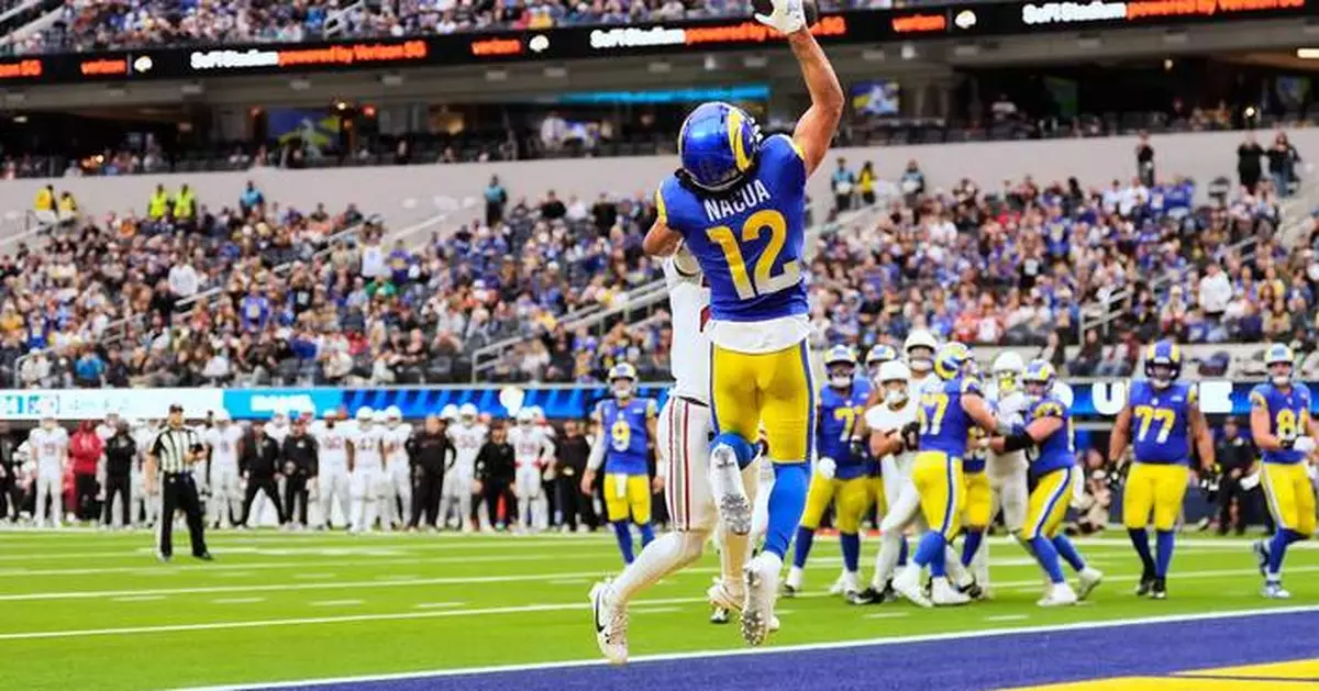 Stafford throws 4 more touchdown passes, and Rams beat Cardinals 37-20 to secure No. 5 NFC seed