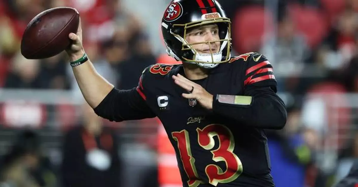 Brock Purdy leads 49ers back to Philadelphia for wild-card matchup 3 years after elbow injury