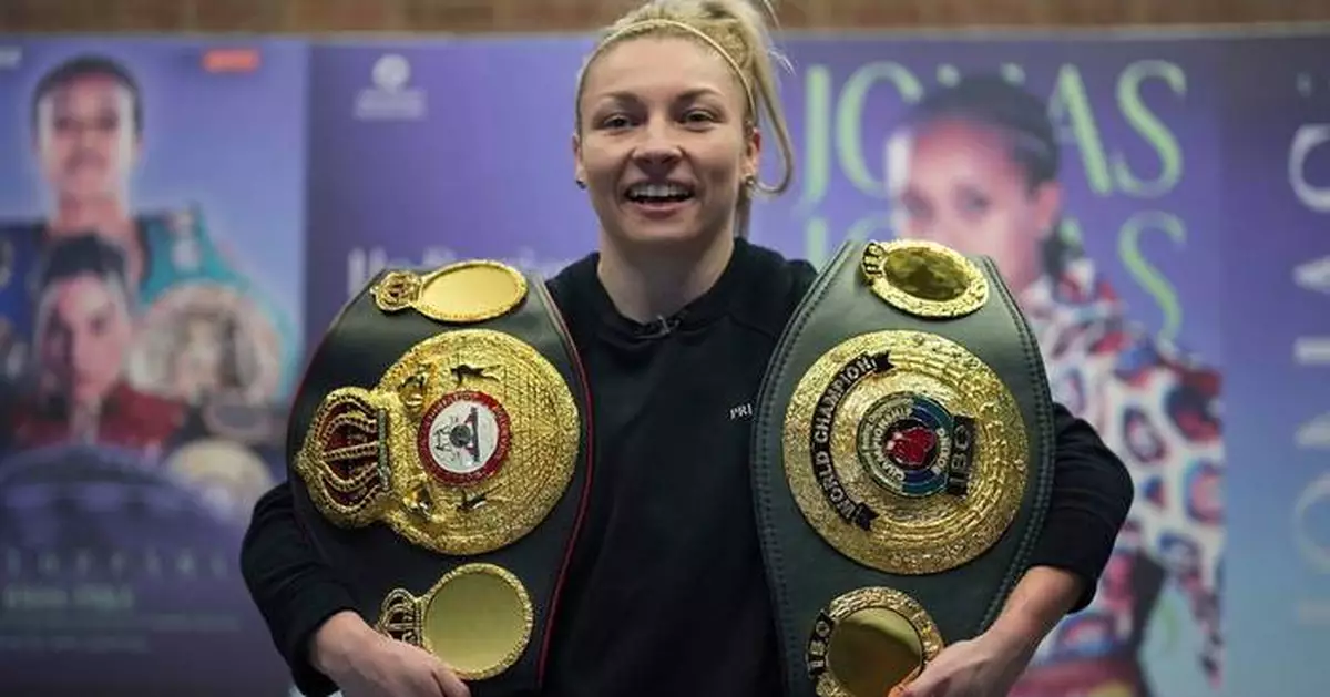 Olympic champ Lauren Price to defend belts at home in Wales against unbeaten Puerto Rican boxer
