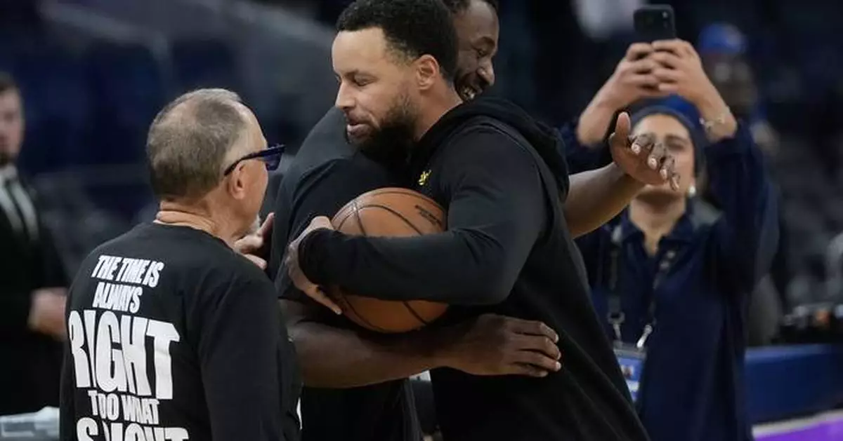 Andrew Wiggins receives warm welcome from Warriors in return to Chase Center with Heat