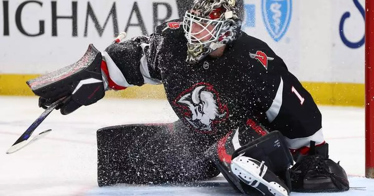 Dahlin scores 2 power-play goals to lift Sabres to 5-2 win over Flyers