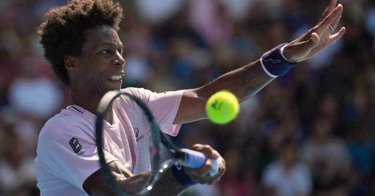 Gael Monfils bids emotional farewell to the Australian Open after a 1st-round loss