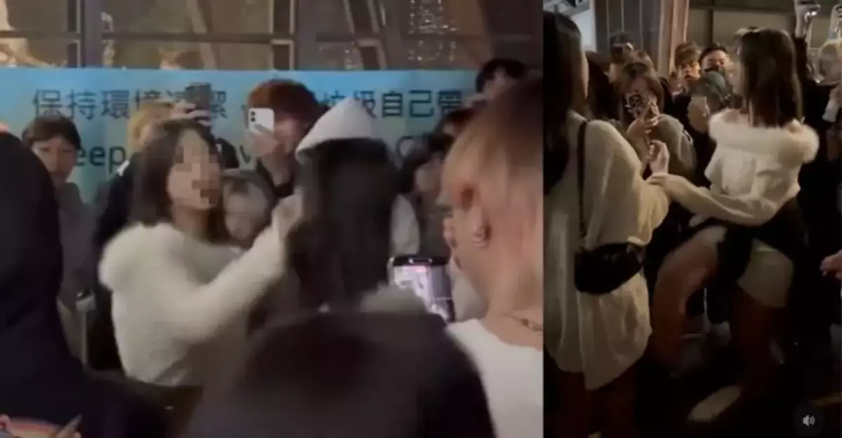 A 13-year-old Girl was Arrested for Slapping and Kicking a 15-year-old Girl at Kwun Tong Promenade