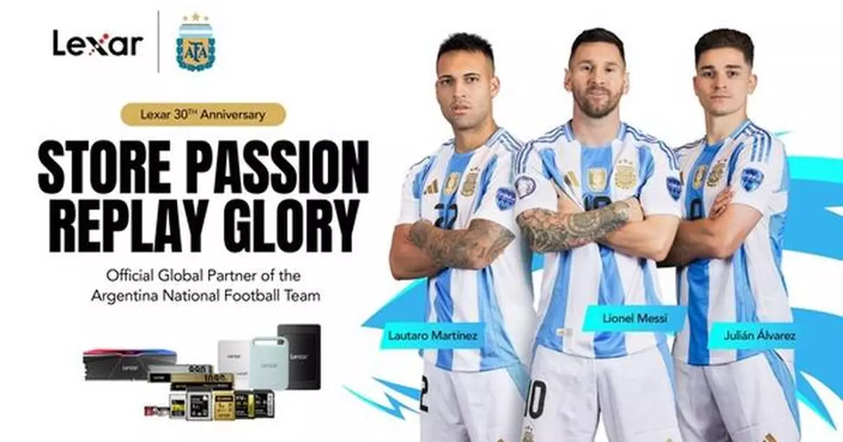 Lexar and the Argentina National Football Team Unite to Preserve the Moments That Define Champions