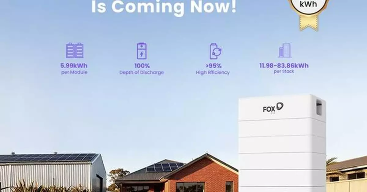 Fox ESS Debuts CQ6 Battery High Voltage Battery, Elevating Energy Density for Local Needs
