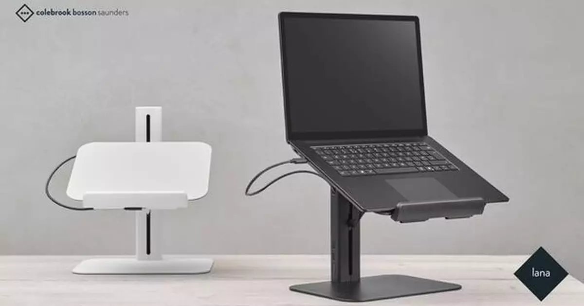 Colebrook Bosson Saunders Launches Lana: An Adaptable Laptop Stand Engineered for Hybrid Work
