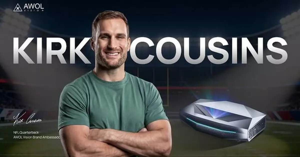AWOL Vision Announces NFL Quarterback Kirk Cousins as Brand Ambassador Following CES 2026 Debut
