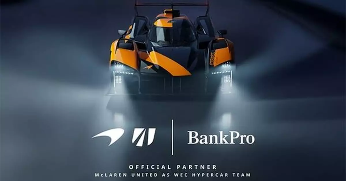 BankPro Announces Partnership with McLaren Endurance Racing in its World Endurance Championship Entry