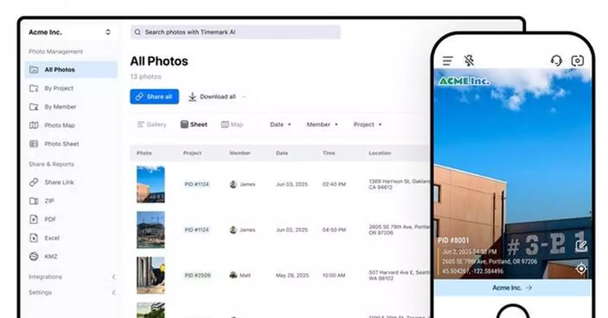 Timemark Redefines Field Photo Documentation for 10 Million Workers Worldwide