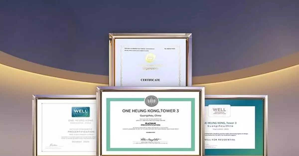 One Heung Kong Earns Three Prestigious International Certifications, Pioneering Global Green and Healthy Living