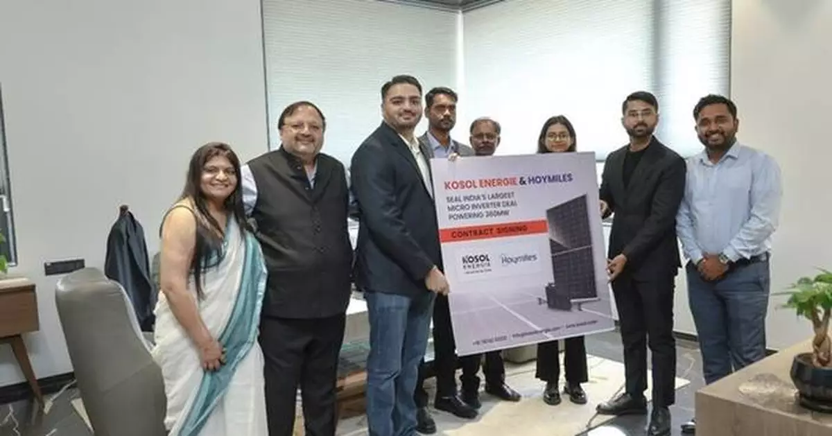 Hoymiles Secures India's Largest-ever Microinverter Deal with Kosol Energie Totaling 360 MW