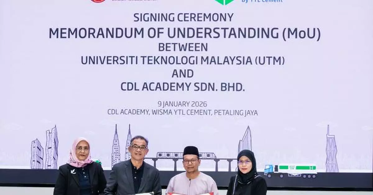 YTL Cement’s CDL Academy and Universiti Teknologi Malaysia Sign MoU to Advance Talent Development and Research Innovation in Sustainable Construction