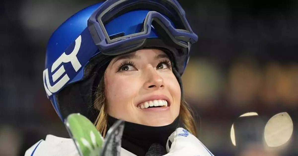 Eileen Gu wins silver for 5th Olympic medal. Canadian Megan Oldham's gold is her 2nd of the Games