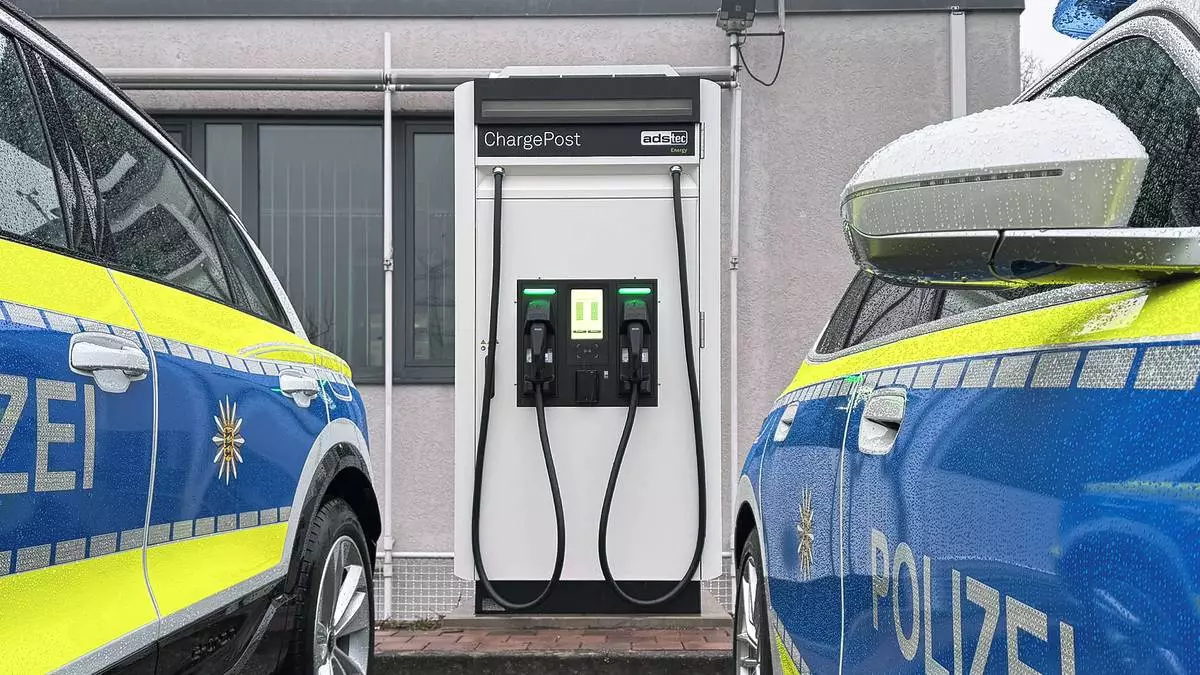 Baden-Württemberg police has gone live with ADS-TEC Energy’s ChargePost for battery-buffered fast charging of EVs