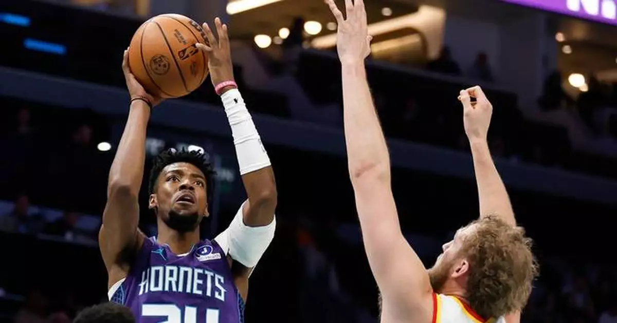 Brandon Miller scores 31 points, Hornets hold on to beat Hawks 110-107