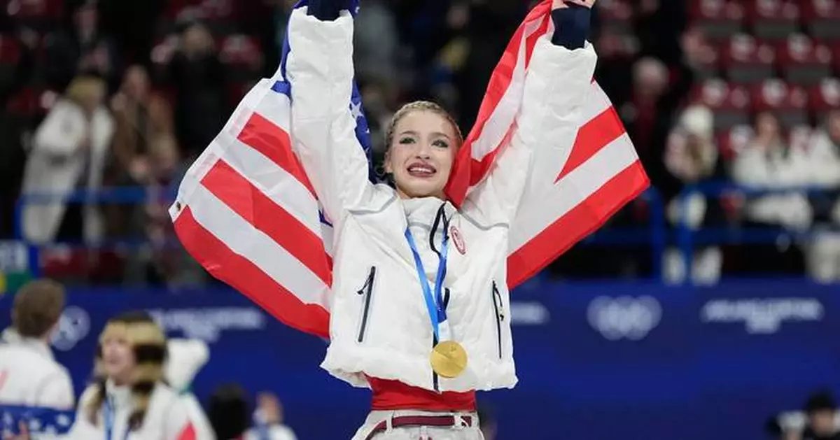 US figure skater Amber Glenn faces backlash over politics and copyright issues after Olympic gold