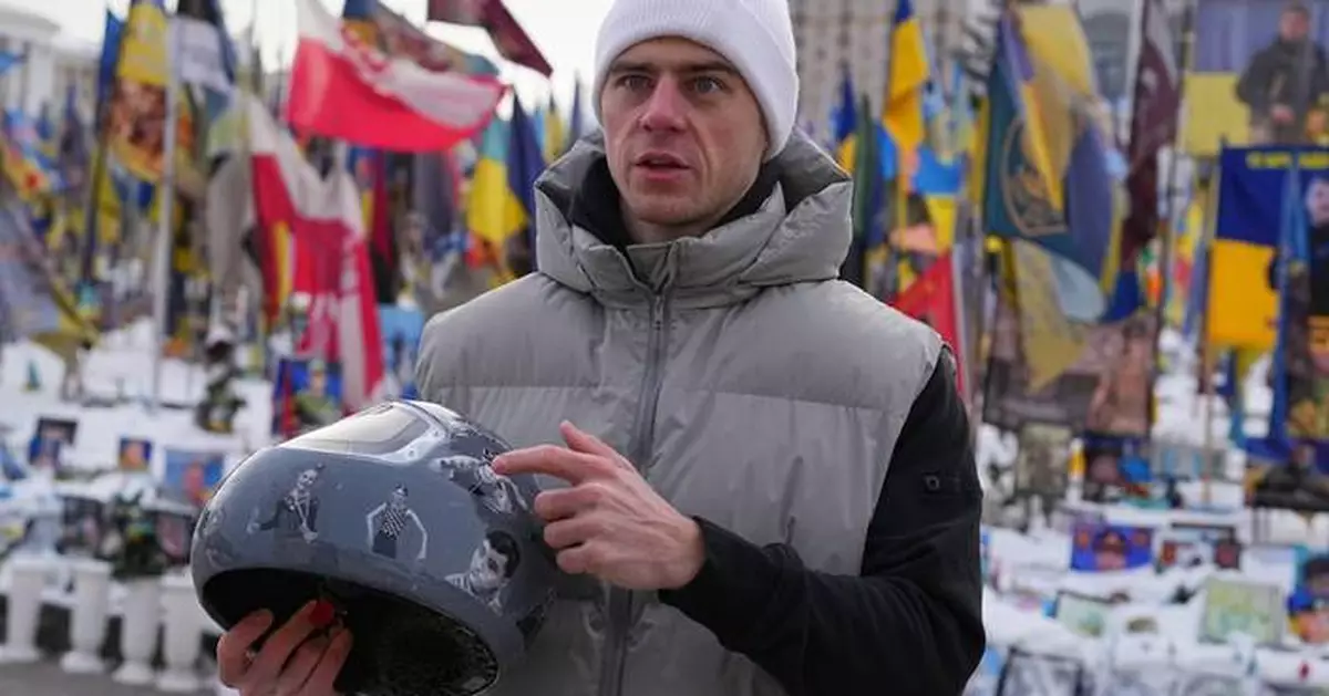 Skeleton racer disqualified from Olympics returns to Ukraine, plans fundraiser for fallen athletes