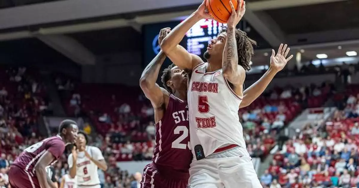 Amari Allen scores 23 points to lead No. 17 Alabama to 100-75 win over Mississippi State