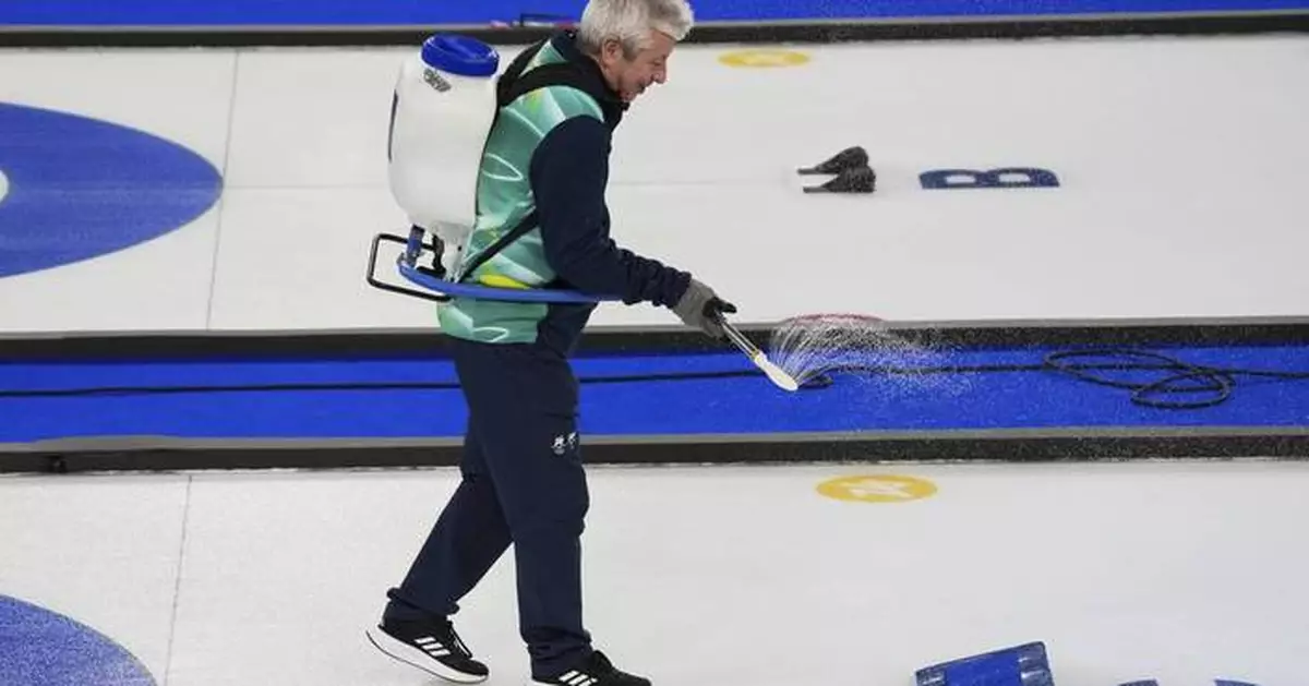 Here's how Cortina's ice tech, dubbed curling's Michael Jackson, prepares the Olympic ice