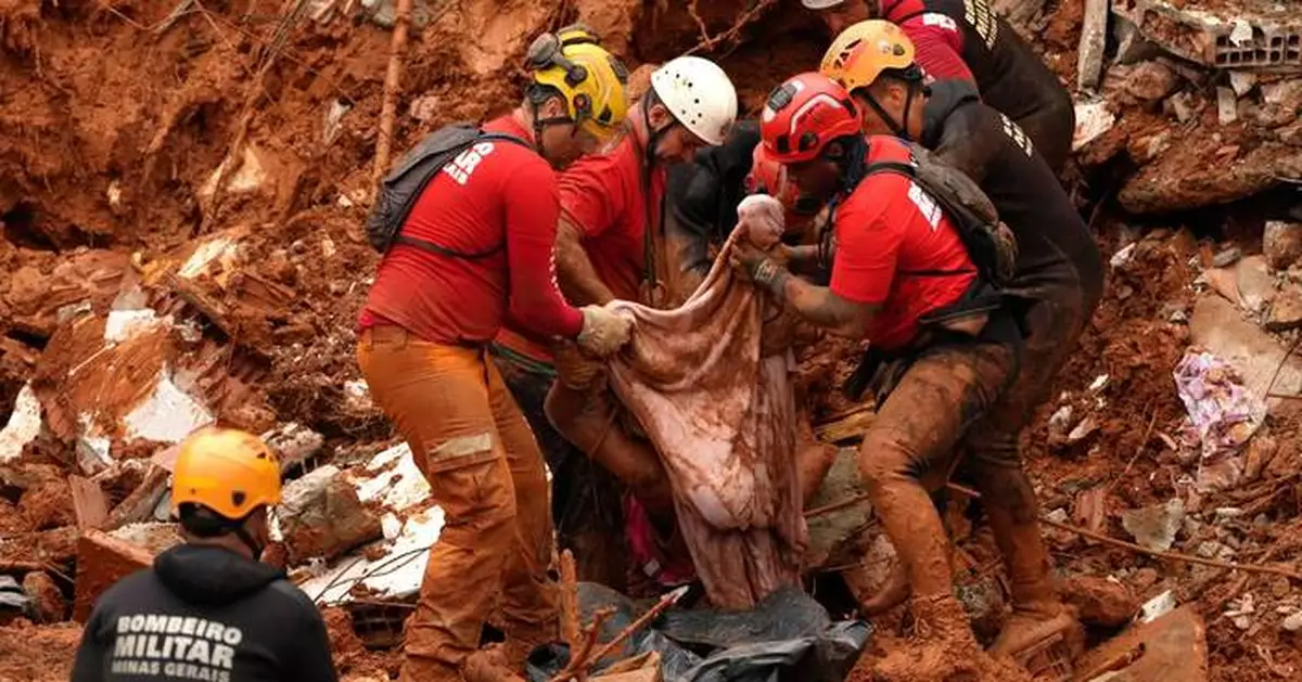 Floods ravage southeastern Brazil and kill 40 as rescuers race to find dozens missing