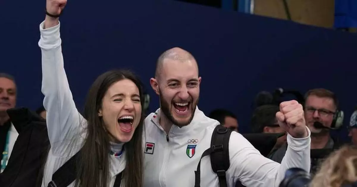 Italy takes bronze in mixed doubles curling as the US and Sweden battle for gold