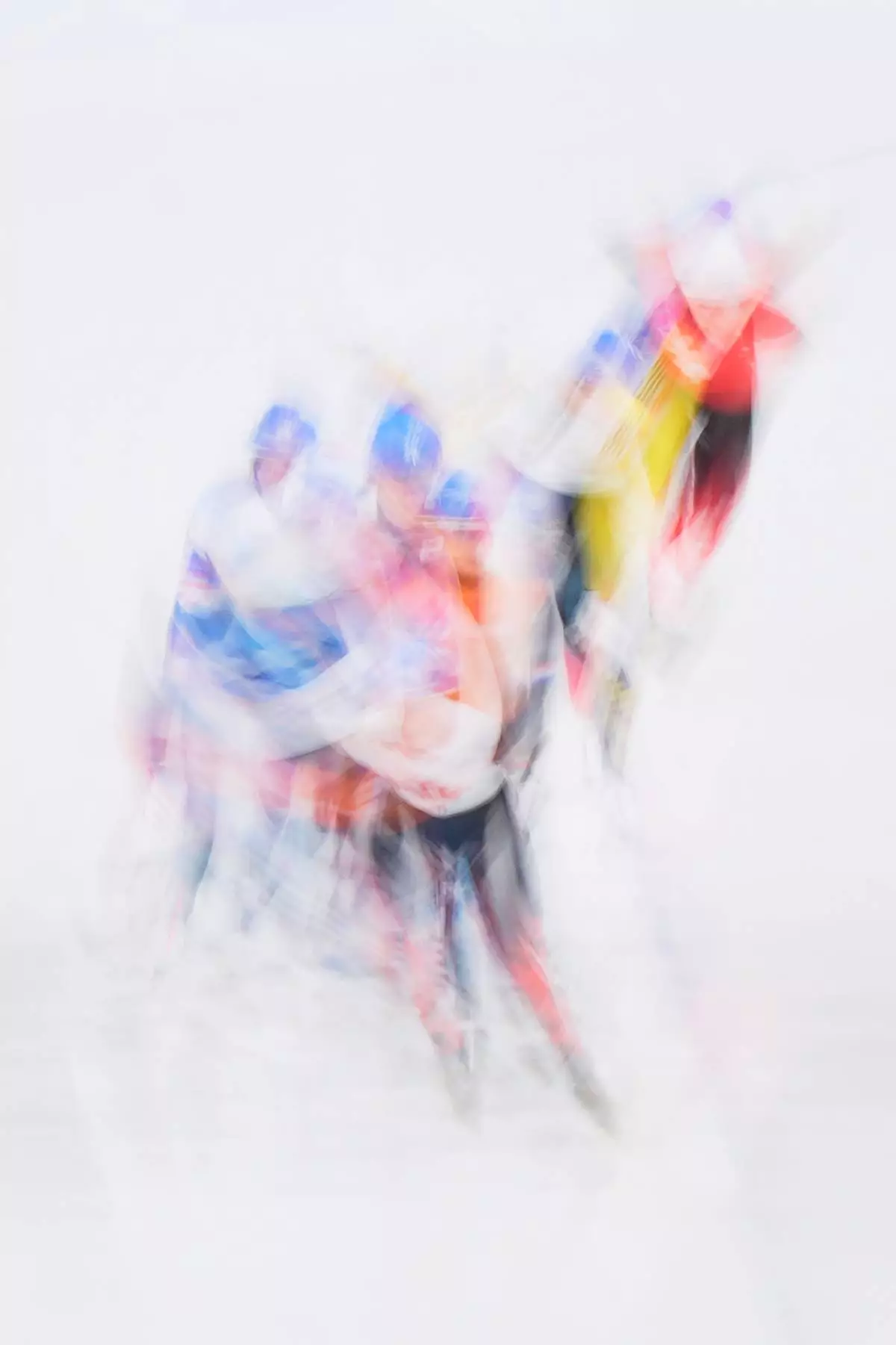 Athletes compete during the women's mass start final speedskating race at the 2026 Winter Olympics, in Milan, Italy, Saturday, Feb. 21, 2026. (AP Photo/Bernat Armangue)