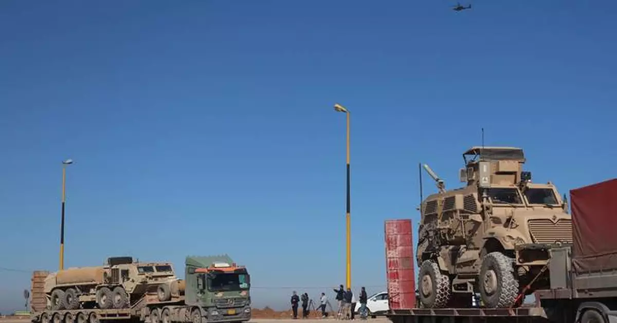 US military moves forces and equipment out of northeast Syria base